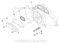 Flywheel magneto cover - Oil filter