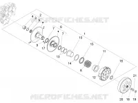 Driven pulley