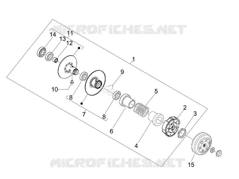 Driven pulley