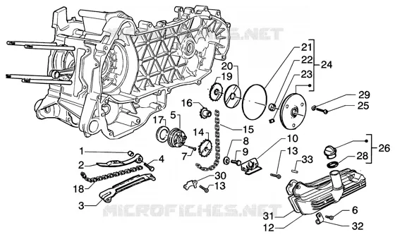 Pump group-oil pan