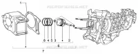 Cylinder - piston - wrist pin, assy