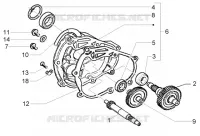 Rear wheel shaft