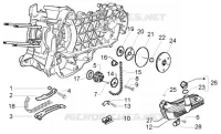 Pump group - oil pan