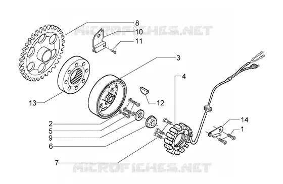 Flywheel magneto