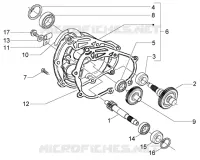 Rear wheel shaft