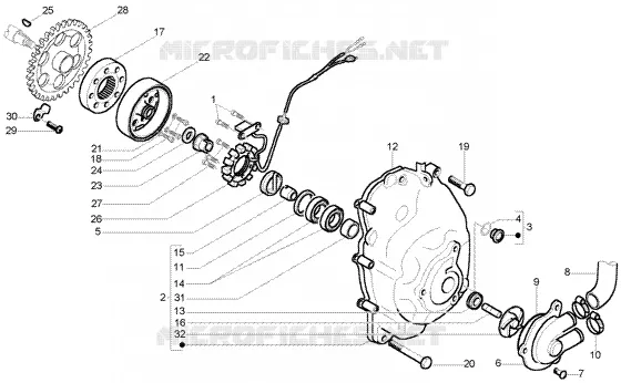 Flywheel magneto