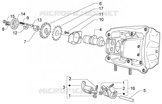 Rocker levers support