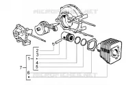 Cylinder- piston, assy