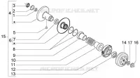 Driven pulley