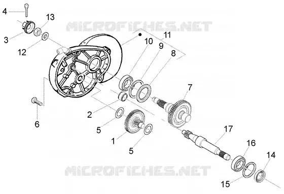Rear wheel shaft