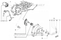Starting motor-starter lever