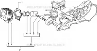 Cylinder-piston-wrist pin, assy