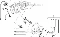Starting motor-starter lever