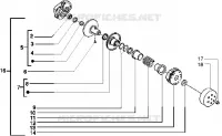 Driven pulley