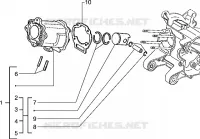 Cylinder-piston-wrist pin, assy