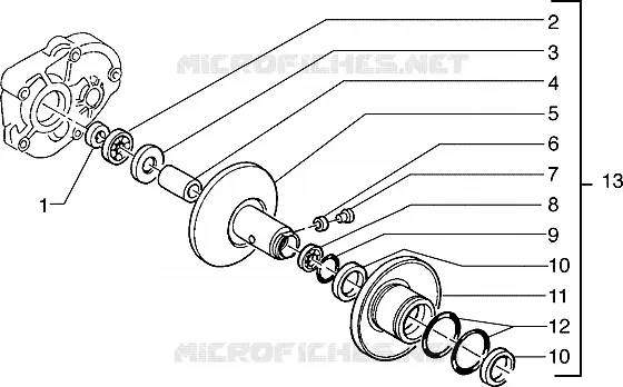 Driven pulley