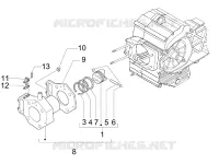 Cylinder-piston-wrist pin unit