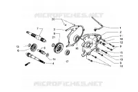 Rear wheel shaft