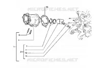 Cylinder-piston-wrist pin, assy
