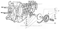 Driving half pulley