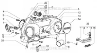 Kickstarter-crankcase cooling
