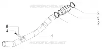 Belt cooling tube