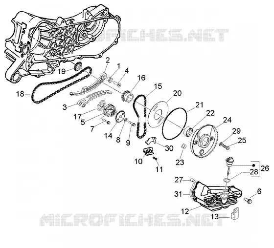 Oil pump-oil pan