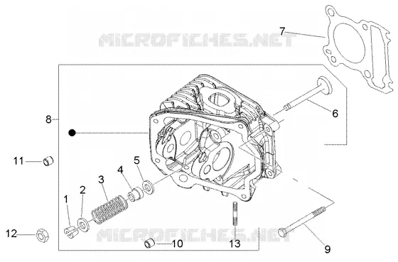 Cylinder head-valves
