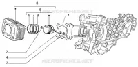 CYLINDER-PISTON-WRIST PIN, ASSY