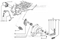 Starting motor - starter lever
