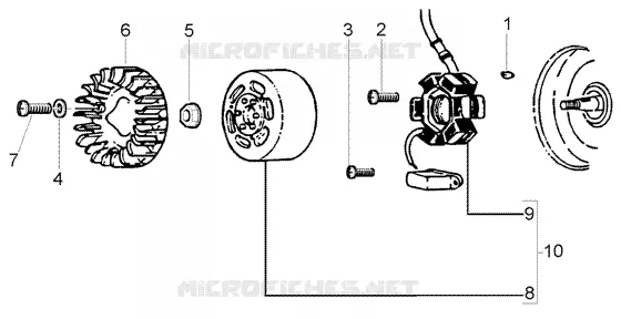 Flywheel magneto