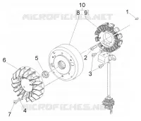 Flywheel magneto