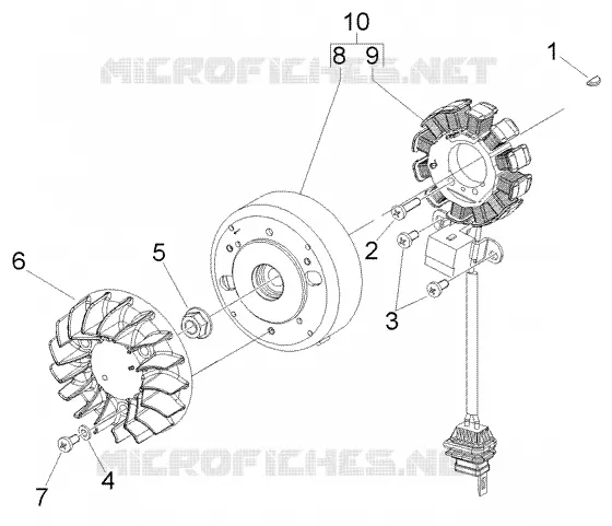 Flywheel magneto