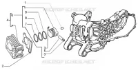 Cylinder - piston - wrist pin, assy