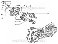 Rear wheel shaft