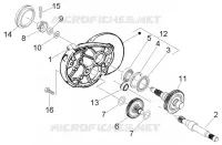 Rear wheel shaft