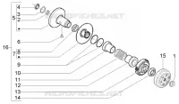Driven pulley