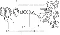 Cylinder-piston-wrist pin, assy