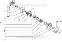 Driven pulley