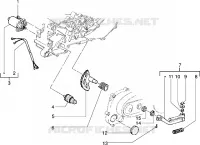 Starting motor-starter lever