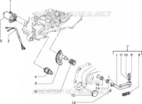 Starting motor-starter lever