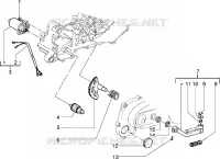 Starting motor-starter lever