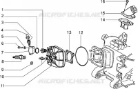Cylinder head and induction pipe