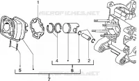 Cylinder-piston-wrist pin, assy (Vehicle with rear hub brake)