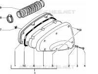 Air cleaner (Vehicle with rear drum brake)