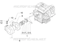 Cylinder-piston-wrist pin unit