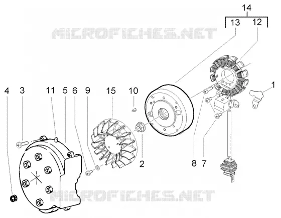 Flywheel magneto