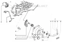 Starting motor - starter lever