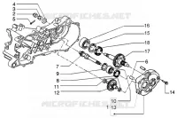 Rear wheel shaft