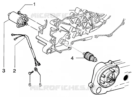 Starting motor